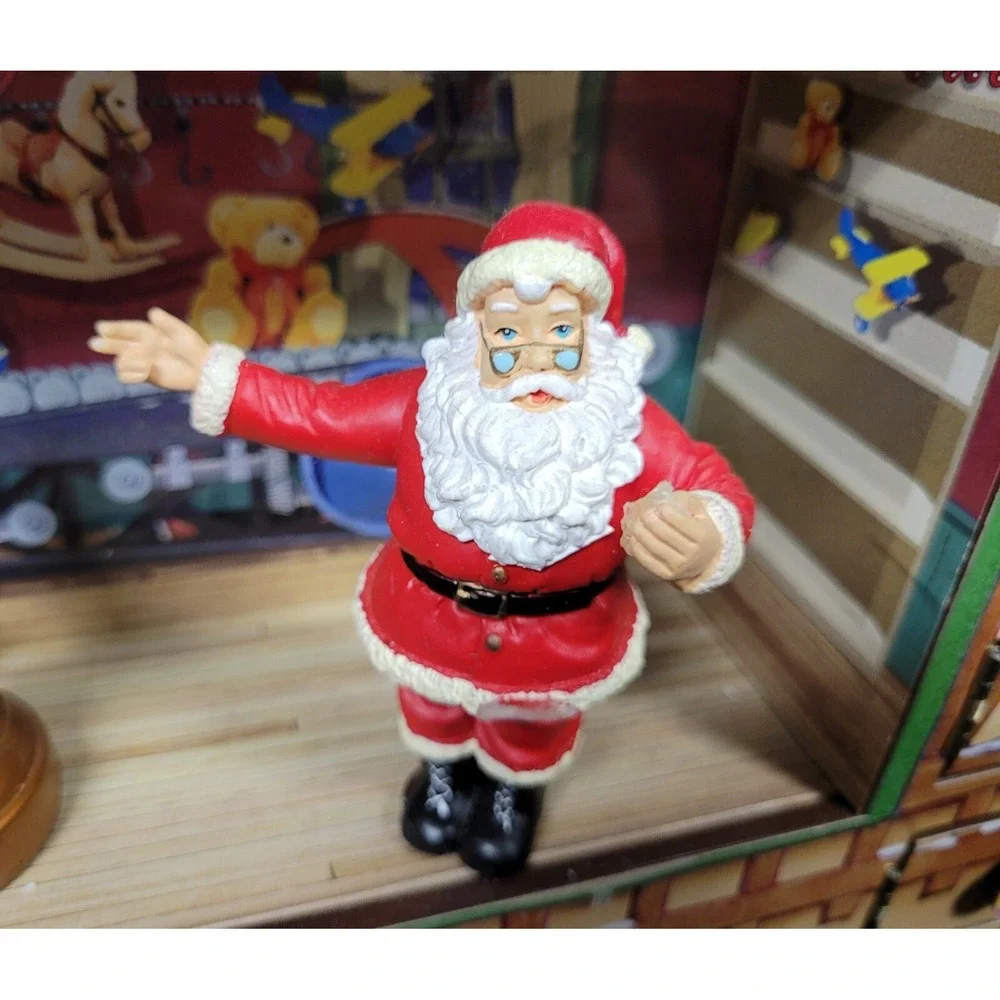 Mr Christmas Animated Santa's Workshop Advent Calendar 25 Christmas Carols Read